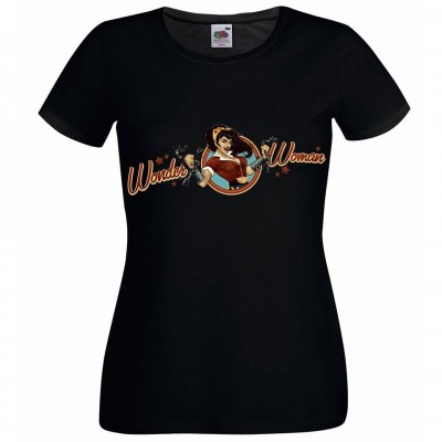 Дамска тениска на WONDER WOMAN - bombshells